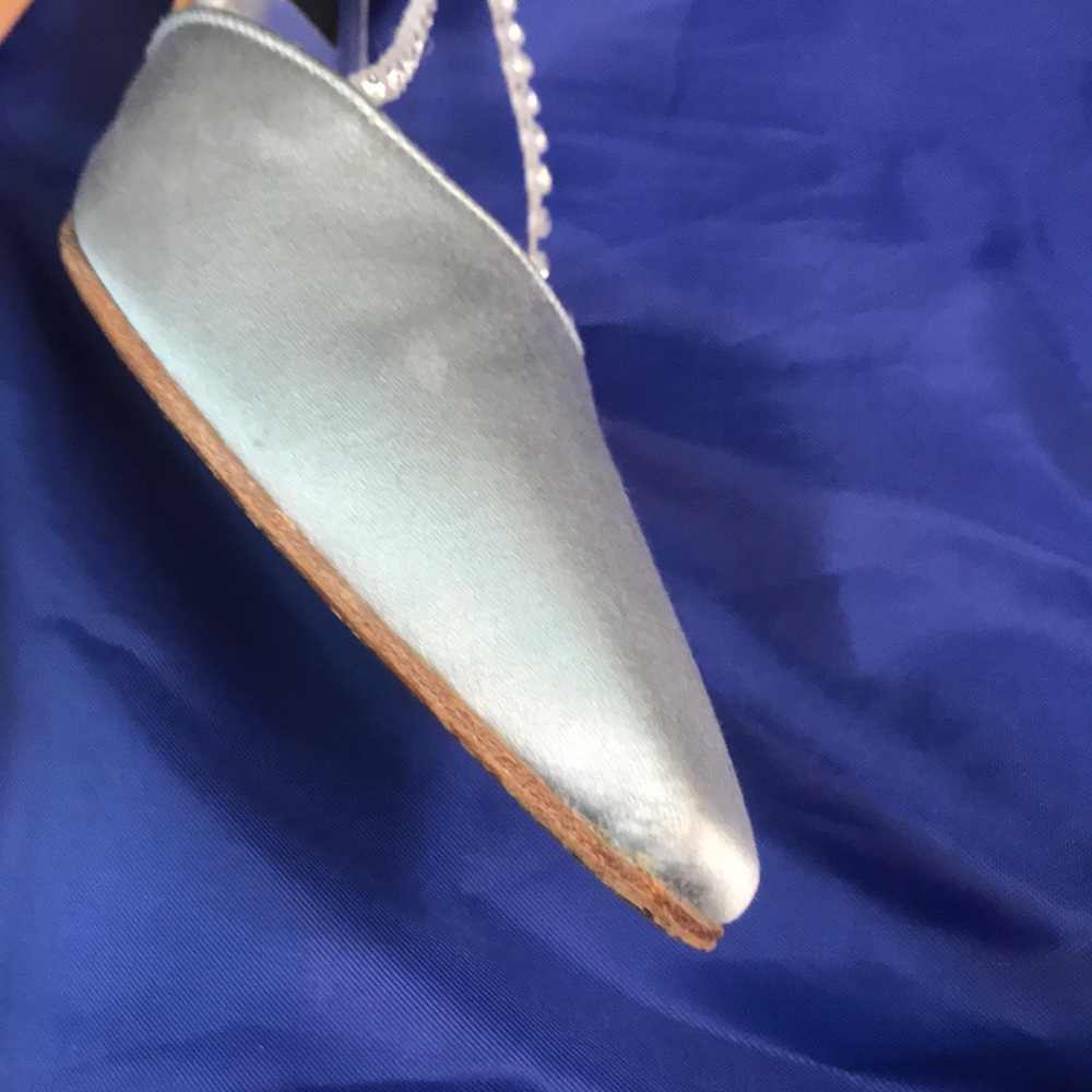 Vintage Stuart Weitzman Satin Heels With Beads - Picture 10 of 11